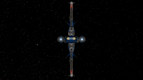 Reliant Kore IBlue Gold in space - Rear.png