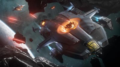 Valkyrie flying through debris shooting back at ships - cut.jpg