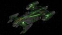 Cutlass Black Ghoulish Green in space - Isometric.jpg