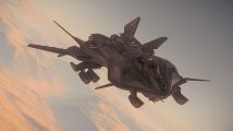 Retaliator flying over Daymar banking right - Front Starboard.jpg