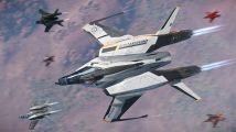 Mustang Alpha 'Vindicator' flying above world with other variants.jpg