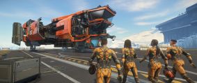 Mole landed - Crew walking to ship.jpg