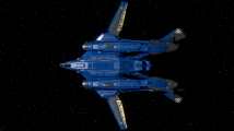 Warden IBlue Gold in space - Below.png