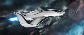 300i flying in space with bright Nebula - Starboard.jpg