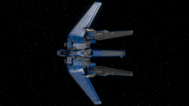 Hawk IBlue Gold in space - Below.png