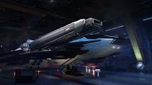 Ares Ion - In hangar - closeup of Behring SF7E Laser Cannon.jpg