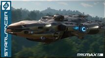 Starlancer MAX flying over forest with graphics.jpg