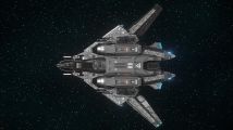 Sabre Comet in space - Below.jpg