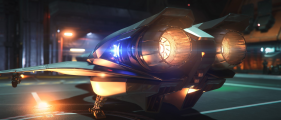 Merlin - Landed in ArcCorp hangar - Rear Port.png