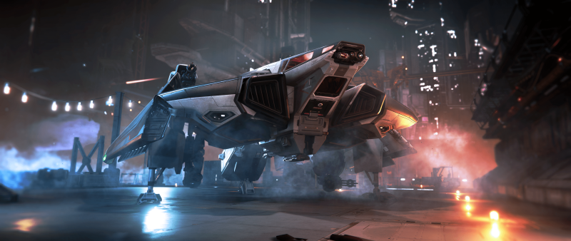 File:Hawk Landed - Front Starboard.png - 星际公民中文百科