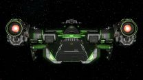 Cutlass Black Ghoulish Green in space - Rear.jpg