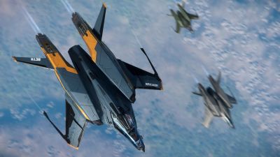 Mustang Beta flying over world with other Mustangs.jpg