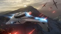 400i - flying over mountains - under attack by Reliants.jpg
