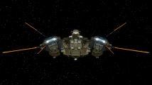 Warden Timberline in space - Rear.png