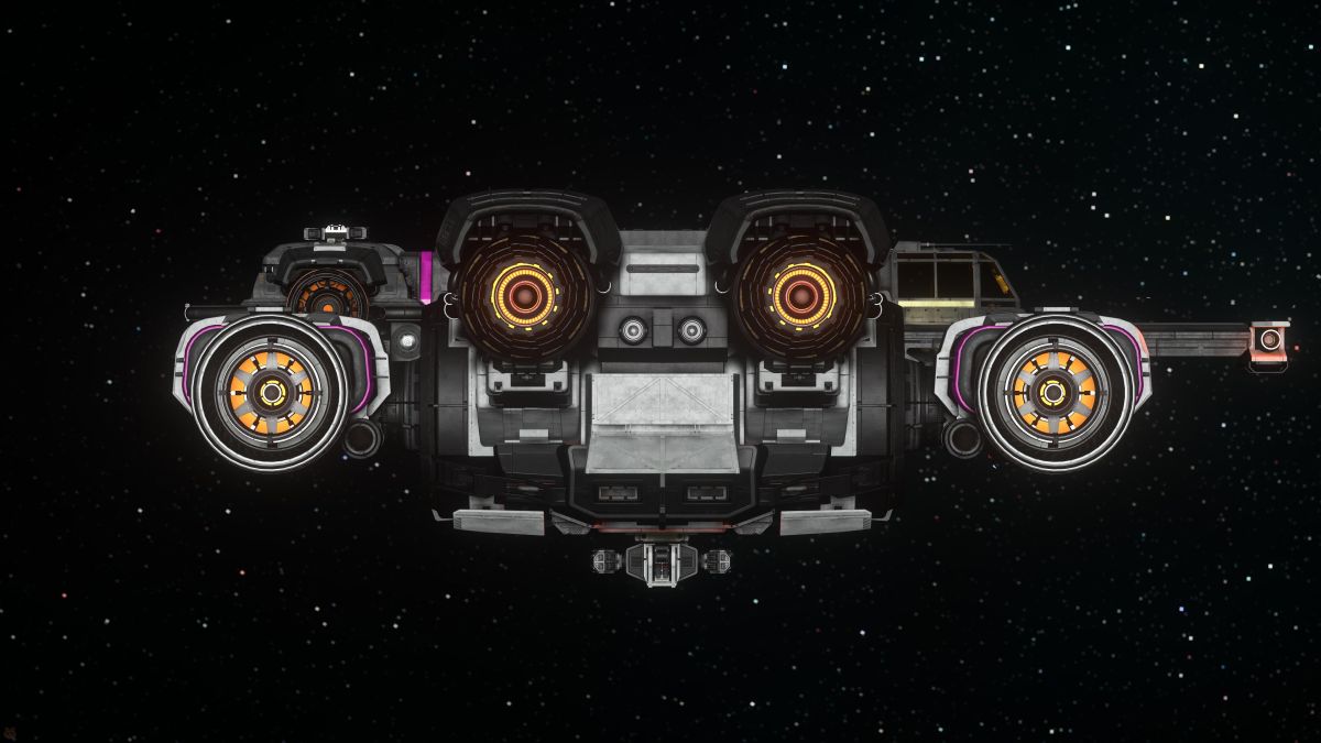File:Caterpillar BIS 2949 in space - Rear.jpg - 星际公民中文百科