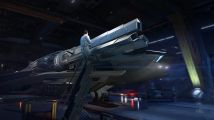 Ares Inferno - In Hangar - closeup of Behring SF7B Ballistic Gatling Gun.jpg