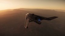 Arrow flying over Hurston into sunrise - Rear Port.jpg