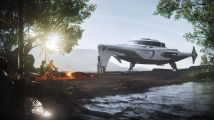400i - Landed Campfire beside trees and water.jpg