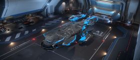Constellation Aquila Stormbringer - Landed in hangar - Isometric.jpg