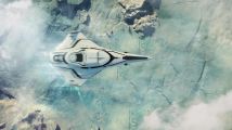400i - Above view flying over blue landscape.jpg