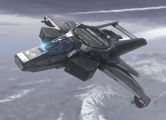F7C Hornet flying over mountains.jpg