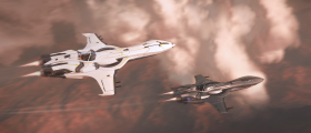 Archimedes and Merlin - Flying in formation - Starboard.png