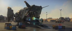 Cutter at dockyard - Loading cargo.jpg